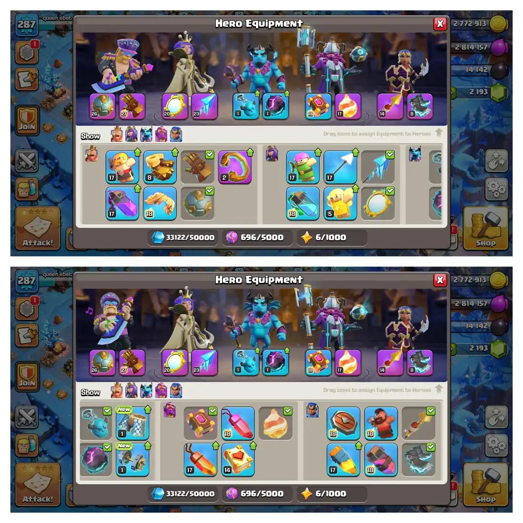 Happy Christmas 🎄 Us Local Super Rare Account ✨ 4500 Ws 🔥 Th 17 Super Rare ✨ Huge Hero Skin+Scenery 🔥 Epic Equipment 🔥 Huge Collection