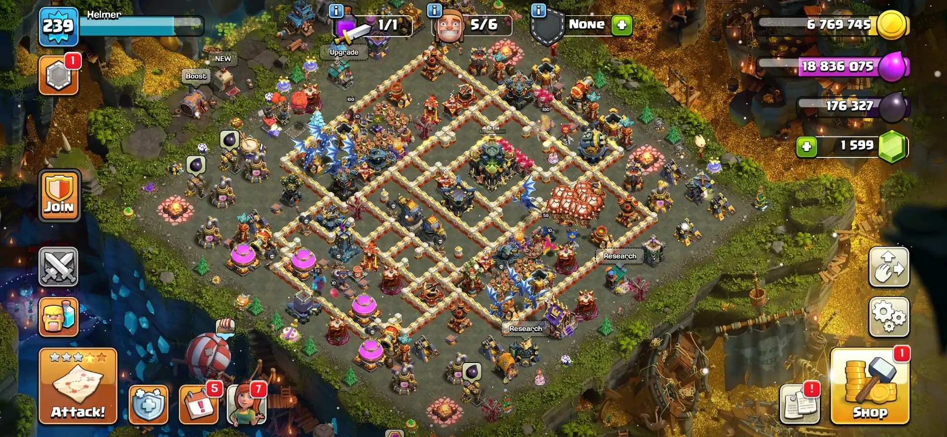 Christmas Offer🎄Th 17 Super Account🎄Almost Max🎄Heros 100-100-73-75-50 🔥 High Epic Equipment 🔥 Super Quality Account ✨ Big Discount