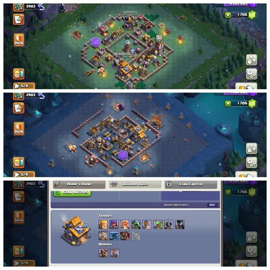 Christmas Offer 🎄Xp-283 🎄 Th 18 Super Account 🎄 Almost Max ✨ Heros 100-100-77-75-50 🔥 Epic Equipment 🔥 Super Quality Account ✨ Big Discount