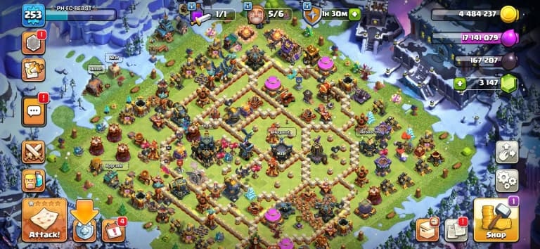 Super Christmas Offer🎄Most Rare Dragon Statue🎄Th 17 Super Account ✨ Huge Scenery + Skin 🔥 Hero 95-97-72-71-46 🎄 Legendary Profile