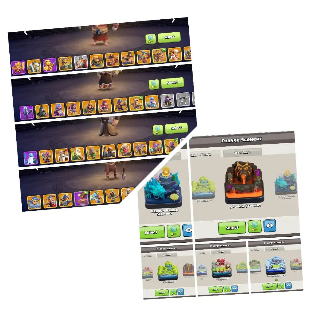 Super Christmas Offer🎄Most Rare Dragon Statue🎄Th 17 Super Account ✨ Huge Scenery + Skin 🔥 Hero 95-97-72-71-46 🎄 Legendary Profile