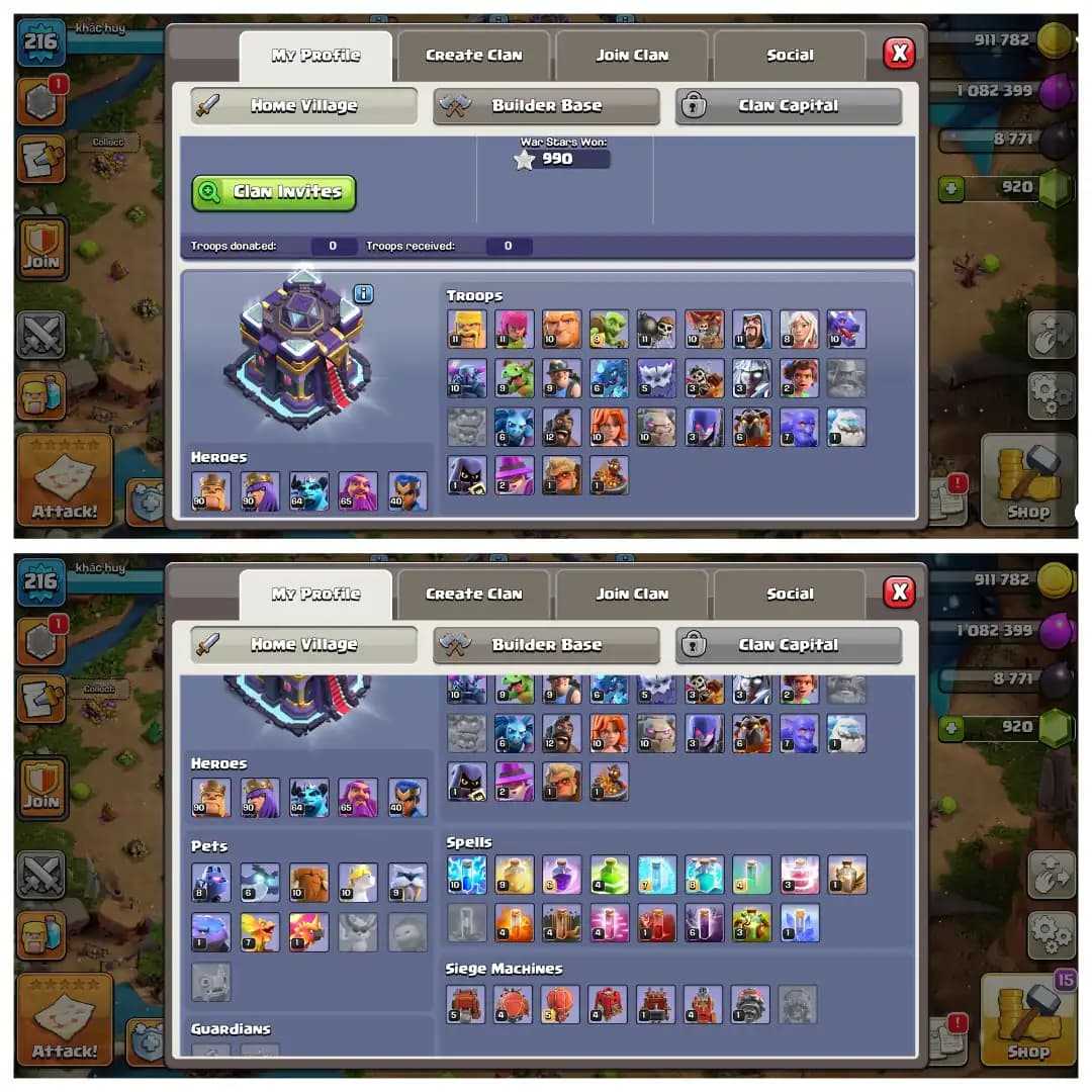 Super Discount For Christmas🎄Th 15 Max Account🎄Purple Wall🎄Hero 90-90-64-65-40 🔥 Epic Equipment🎄Every Side Super Quality ✨ Big Discount