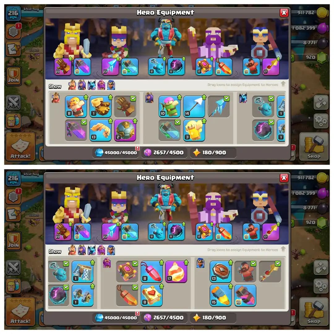 Super Discount For Christmas🎄Th 15 Max Account🎄Purple Wall🎄Hero 90-90-64-65-40 🔥 Epic Equipment🎄Every Side Super Quality ✨ Big Discount