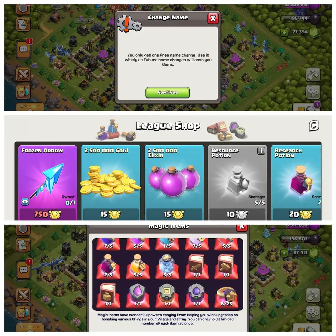 Christmas Offer🎄Th 18 High Gems Account🔥 28.4K Gems ✨Almost Max  Account  ✨ Heros 100-100-75-75-50 🔥 Super Quality Account ✨ Big Discount