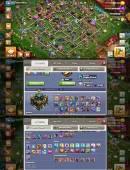 476 Rank || TH/17 Global  || 5 hero Max || 100% Max Wall & Dfc & Profile || Nc Yes || Paid Scenery || Huge Hero Skin || Full Access