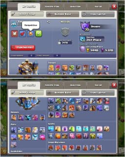 christmas Offer | Th18 Close Max | 5 Heroes 100% Max | 4 Epic Max | Max Dfc | Max Profile | Xp-245 | 2470 Ws | Full Access | Max Wall | Best Deal