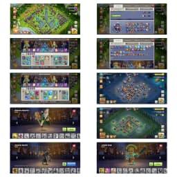 In hand stock➤th 15 full max➤heros 84_85_60_65_36➤100% defence max➤100% wall max➤all epic equipment high level