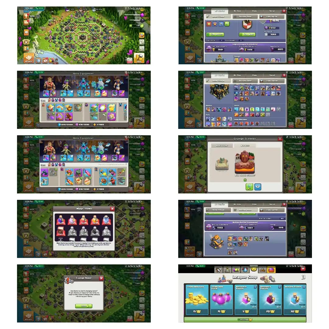 Super Best Deal➤th 17 full max➤3 Epic max | heroes: 77_100_70_65_50➤100% defence max➤high equipment➤bh 10 100% max | Full Access