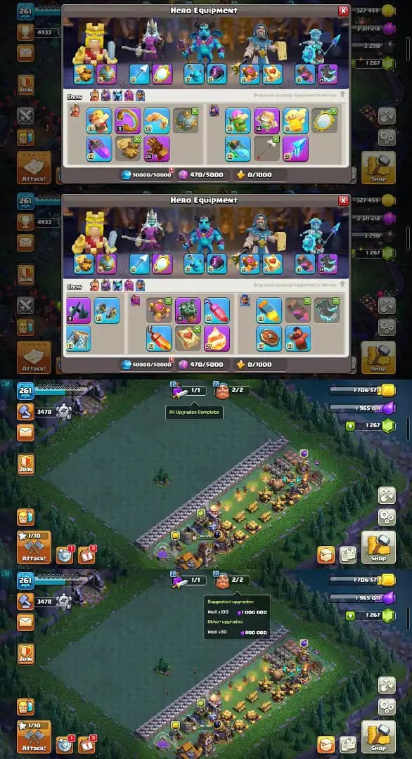 Both Site Max ▰ TH 17 MAX ▰ A to Z Max ▰ Almost 6 Epic Max ▰ Paid Scenery ▰ Full Access ▰ Best Deal