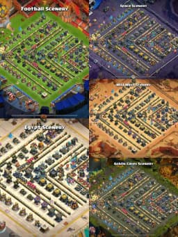 Super max | All Heroes max | 5x Scenry | Lots Of Skin | 4407 Ws | All Troops Max | Th17 Fully max | Best Deal | Xp-260 | Max Wall