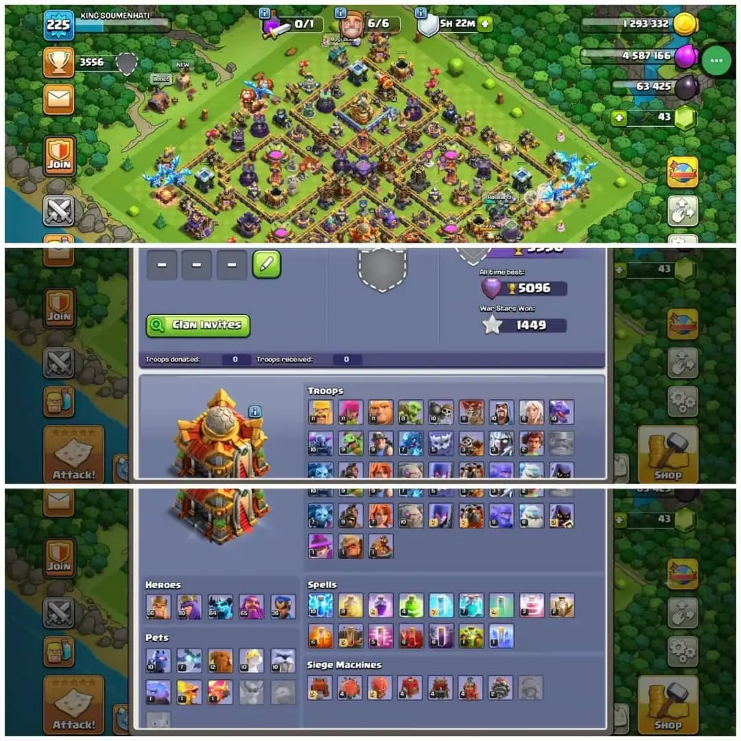 VERY BEST DEAL ➤EXP- 225 ➤ TH16 NEAR MAX➤ BK 86 AQ 90 PM 64 GW 65 RC 36➤ EPIC EQUIPMENT➤ NC- 500 ➤MADEL- 0 ➤SKIN AVAILABLE ➤LOW PRICE