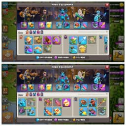 Christmas Offer🎄Th 16 High Quality Account👈Golden Wall✨Super Epic Equipment🎄Heros 82-82-48-65-40✨Huge Collection