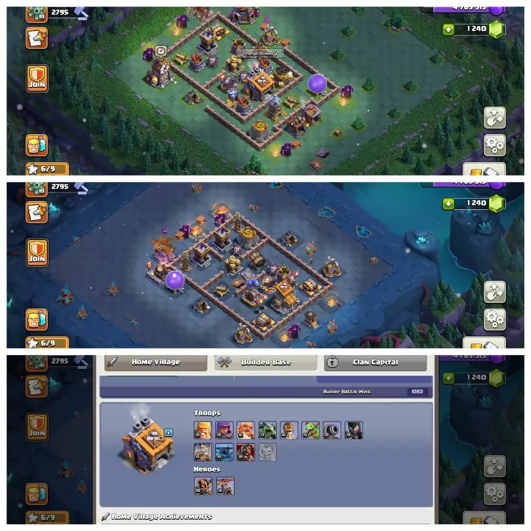 Christmas Offer🎄Th 17 Super Quality Account✨Heros 90-92-61-62-40👈Purple Wall✨Epic Equipment🎄Lab+Def Super Quality