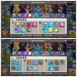 Christmas Offer 🎄 Th 18 Max Account✨Xp-271 ✨ Almost Max ✨ Heros 100-100-81-75-50 🔥 High Epic Equipment 🔥 B.B Max ✨ Big Discount