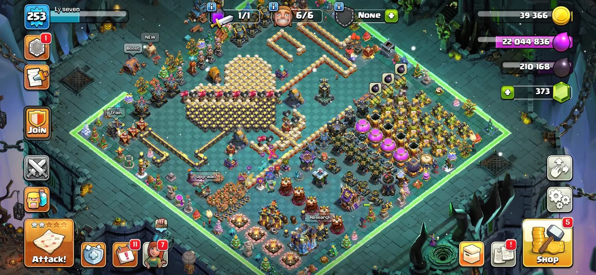 Christmas Offer 🎄 Th 18 Super Account ✨ Almost Max ✨ Heros 100-100-90-75-50🎄High Epic Equipment✨Super Quality Account