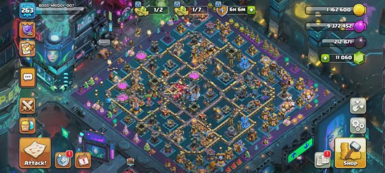 World Best Deal | Th18 Max | 5x Heros All Max | Wall Max | Epic:11 AVL | Nc:1000 | Gems:11000 | 3× Scenary | 7×Skins | Old Object Available
