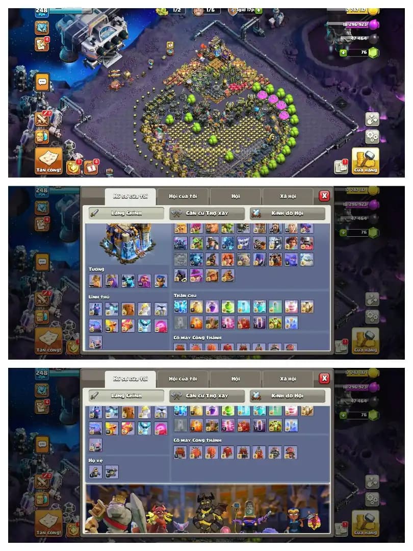 [SUPER DEAL] EXP-248 ➤TH18 5 HEROS MAXED ➤125x WALLS MAX || 7 EPICS MAX ➤HEROS- 105-105-95-80-55➤13 EPIC EQUIPMENT➤NC -1500➤ LOW PRICE