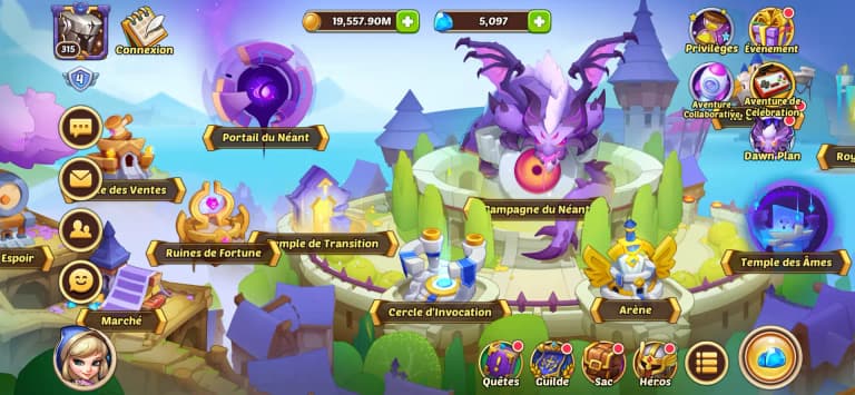 IOS | VIP4 | LVL315 | 8 Void Heroes + 15 E5 | 1.2B Power