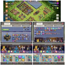 [Super Cheap] TH17 Near Max | Hero 70-85-61-38 | Max Pets | Max Defs Full | Equipment 8 Epic | XP 228 | Name Change Available | Buyer Mail
