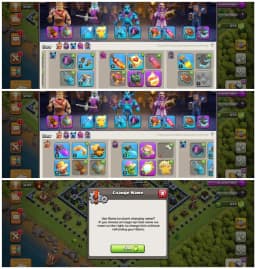TH13 100% Max | Hero 75-75-50-25 | Max Defs Full |Wall 100% Max | Equipment All Epic Max | XP 153 | Name Change Available | Buyer Mail