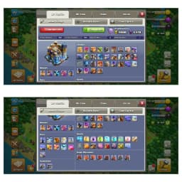 Gems-10367 ➺Stacked Th18 Max➺Hero:105-105-95-80-55 ➺125 Walls Max [Lvl-19]➺6 Epic Equipments Max ➺CWL-379 ➺Email Change Avl