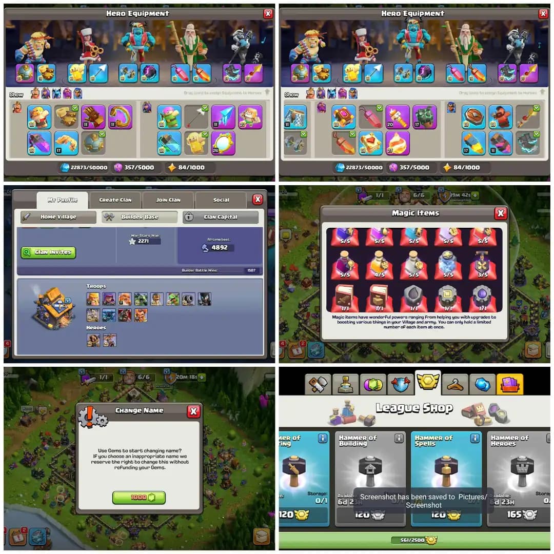 [MARKET CHALLENGING] EXP-253 ➤TH18 MAX ➤ PREVIOUS5 HEROS MAXED | 6 EPIC MAX OTHERS HIGH ➤HEROS- 100-100-90-75-50 ➤11 EPIC EQUIPMENT ➤NC- 1000 ➤