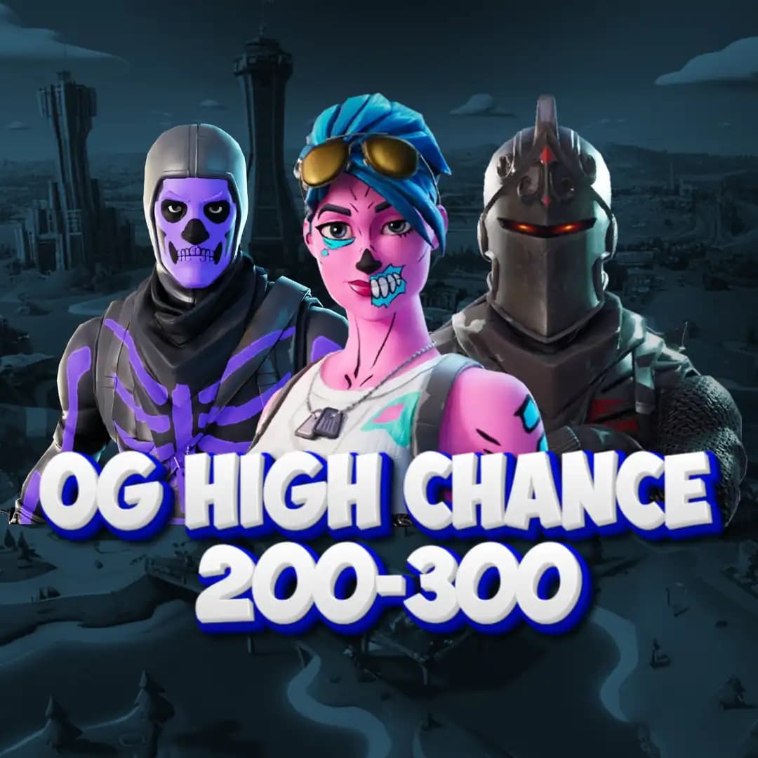 200–300 OG Fortnite skins: Chance for Travis Scott, IKONIK, Galaxy, Sparkle Specialist, Black Knight, Merry Mint Axe, Take the L & more!