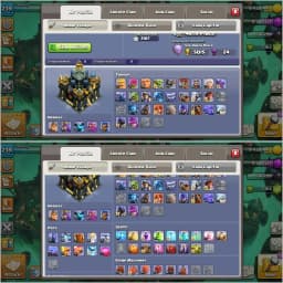 BEST OFFER✦TH 17 VERY GD ACC✦HERO|91|91|73|69|35✦ HIGH DFC AND PROFILE✦6B ✦HIGH PET SIEGE✦7 HERO SKIN✦HIGH WALL