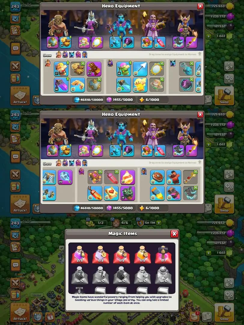 [10% Discount]➪ TH-18 Near MAX]➪[100-105-86-80-50 Heroes]➪5 Epic Max]➜ Best Offer] 3758 Ws | Full Access] Xp-243 | Max Type Wall | Best Deal