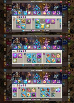 [Very Best Deal] Th18 Full Max➤Heros[105-105-95-80-55] ➤4 Epic Max ➤Lots Magic Items ➤Profile & Defance Max ➤Bh full Max ➤All Pets Max