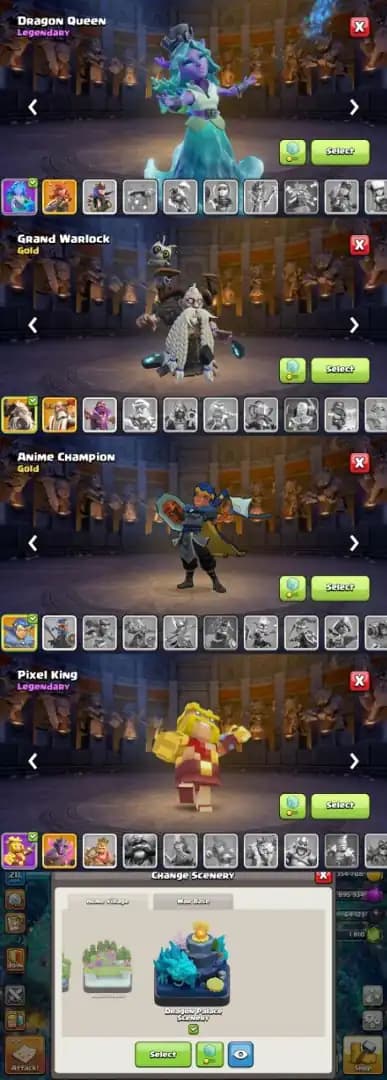 Th17 Rare Max ➤Heros [100-100-60-60-40]➤Best Heros skins ➤6Epic Equipment Max ➤Rare Scenery ➤Defance Max ➤Good Deal ➤Fast Delivery