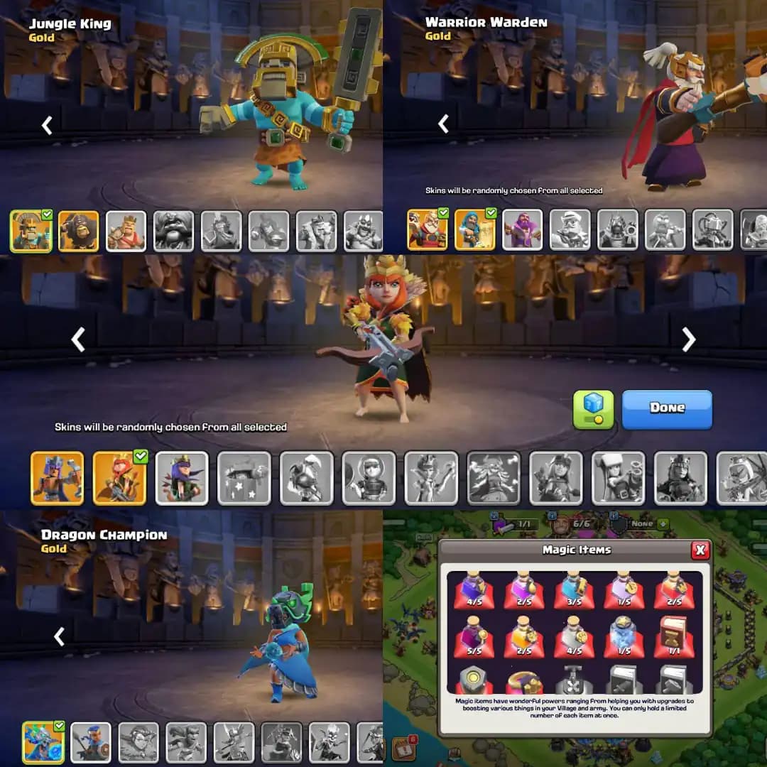 【All Wall & Defence Max】➠Royal Th18 Max➠【Hero➾101/105/75/51】➠11 Royal Epic Max➠Free Nc➠Full Ownership➠Fast Delivery➠