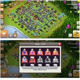 Th17 Super Account➤➤Heros:72-85-56-50-31➤➤7 Epic Equipment➤➤4 Epic Almost Max➤➤6th Builders➤➤1200 Gems➤➤Exp:209