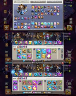 (COSMIC SCENERY) ✮TH18 FULL MAX ➤12 EPIC EQUIPMENT MAX ➤Heros_100-100-75-50✮ MAX DEFENSE➤NC_YES➤ SAFE AND QUICK DELIVERY✮