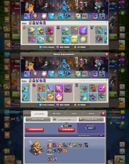 (RERE SKIN) TH18 NEAR MAX ➤MAX DEFENSE ➤Heros_92-100-70-50 ✮ EQUIPMENT MAX ➤NC_YES ➤XP-224 | SAFE AND FAST DELIVERY➤ BEST DEAL