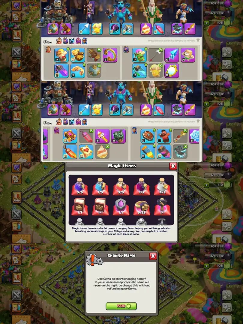 [ th 18 ]► HEROES-100/100/75/79/51]► [NEAR 5 EPIC MAX]► High DFF] ► Good Troops] iTEMS]► Scenery]Full Access]