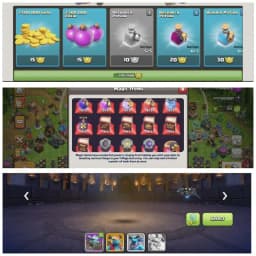 [6 Epic Max]➤➤11 Epic Equipment➤➤Th18 5Heroes with wall max➤➤16 Heroes Skin➤➤WS 4429➤228 Cwl medals➤Lots of magic items