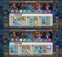 Th-18 Near Max ➪4 Heros Max ➪105-105-80-55➪Walls Max ➪Defence Near Max ➪ Snow Day Scnnery ➪ High Epic Equipment ➪Nc Yes Available