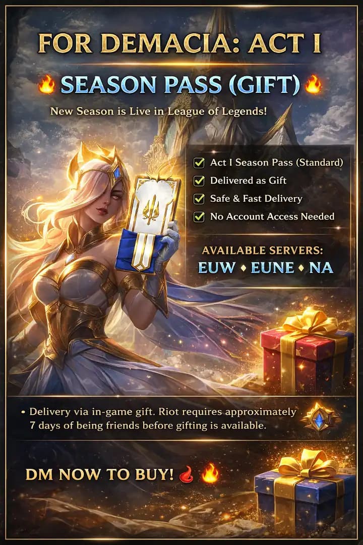 🔥 For Demacia: Act I – Season Pass (GIFT) 🔥