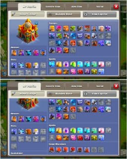 [EPIC: SN+SB+FB+EB] TH16 NEAR MAX | DARK WALL | HEROES: 54/52/41/27/20 | 7X SIEGE | NC YES | HIGH DFC | XP-163 | FULL ACCESS | 3X SKIN
