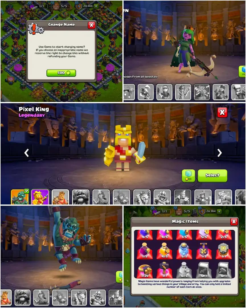 [EPIC: SN+SB+FB+EB] TH16 NEAR MAX | DARK WALL | HEROES: 54/52/41/27/20 | 7X SIEGE | NC YES | HIGH DFC | XP-163 | FULL ACCESS | 3X SKIN