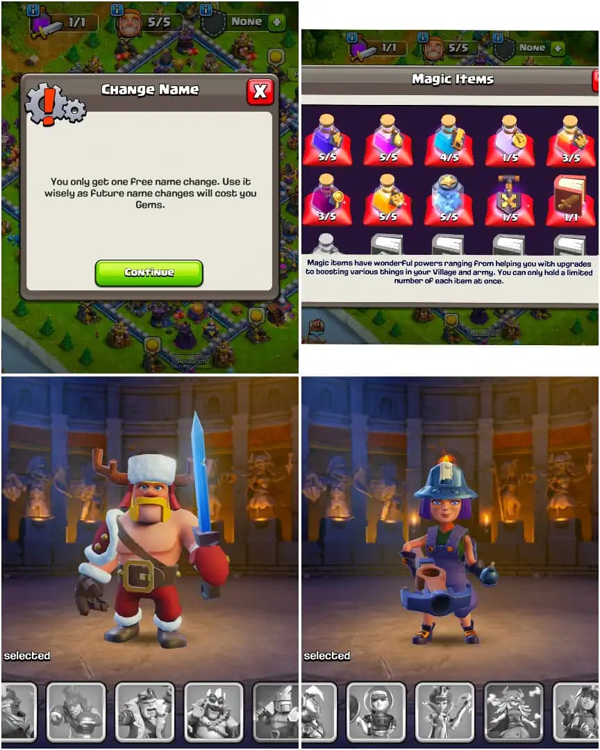 [SUPER CHEAP] TH16 GREAT ACCOUNT [NC FREE] [3EPIC LVL 20] HEROES: 54-61-32-31 [8× PETS+ ALL SIEGE] HIGH DFC | XP-134 | GD TROOPS | FULL ACCESS