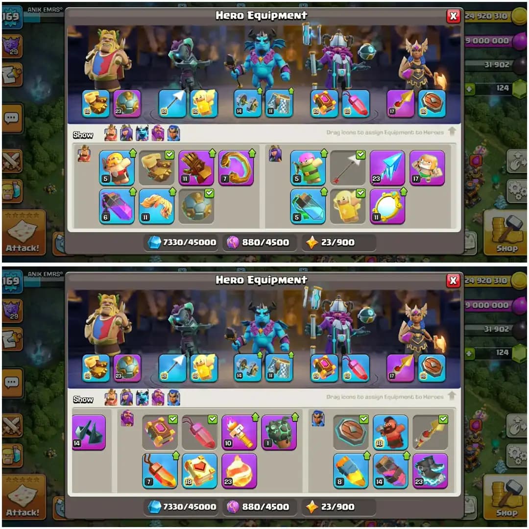 TH 18 SUPERB ACC✦HERO|95|105|50|79|54✦HIGH DFC✦WALL VERY GOOD✦VERY HIGH EPIC✦PROFILE ALMOST MAX TIPE✦