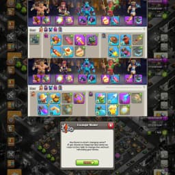 【All Hero Max 100%】➤Th18 Fully Max➤【11 Gear Epic Max】➤[Wall 100% Max] Profile Fully Max➤3780 War Star➾258 XP➤Full Ownership➤Instant Delivery➤