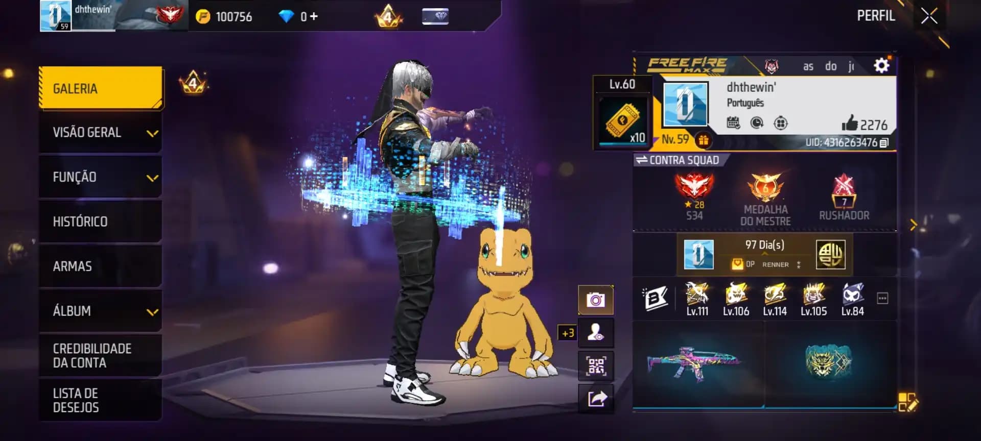 CONTA FREE FIRE A VENDA🔥