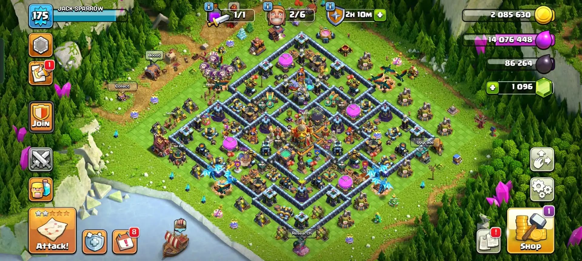 SUPER CHEAP❤️‍🔥TH 16 GOOD ACC ❤️‍🔥HERO|76|75|42|51|24❤️‍🔥NC YES❤️‍🔥VERY GOOD EPIC❤️‍🔥7X HERO SKIN❤️‍🔥GD PROFILE AND DFC❤️‍🔥