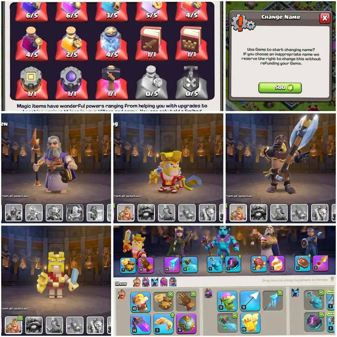 BOOM OFFER❤️‍🔥TH 16 BEST ACC❤️‍🔥HERO|76|78|50|54|25❤️‍🔥NC YES❤️‍🔥 WOW WALL DFC❤️‍🔥VERY HIGH EPIC ❤️‍🔥4 PET 6 SIEGE❤️‍🔥4 HERO SKIN❤️‍🔥