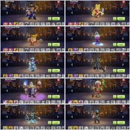 SUPER CHEAP✦TH 16 NEAR MAX✦ NC YES✦1 PREMIUM SCENERY✦ HERO|81|83|65|55|34✦TH 15 MAX TIPE✦10X HERO SKIN✦HIGH EPIC ✦PURPLE WALL MAX DFC