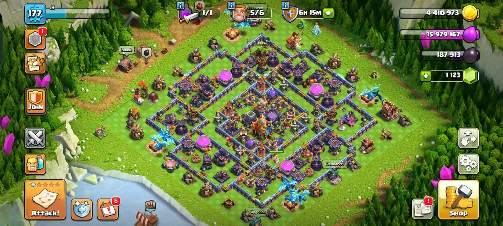 BEST DEAL✦TH 16 AWESOME ACC ✦HERO|81|86|60|57|31✦HIGH EPIC ✦11X HERO SKIN✦HIGH DFC✦NC YES✦BUILDER APP MAX✦VERY GD PROFILE✦6B✦HIGH WALL