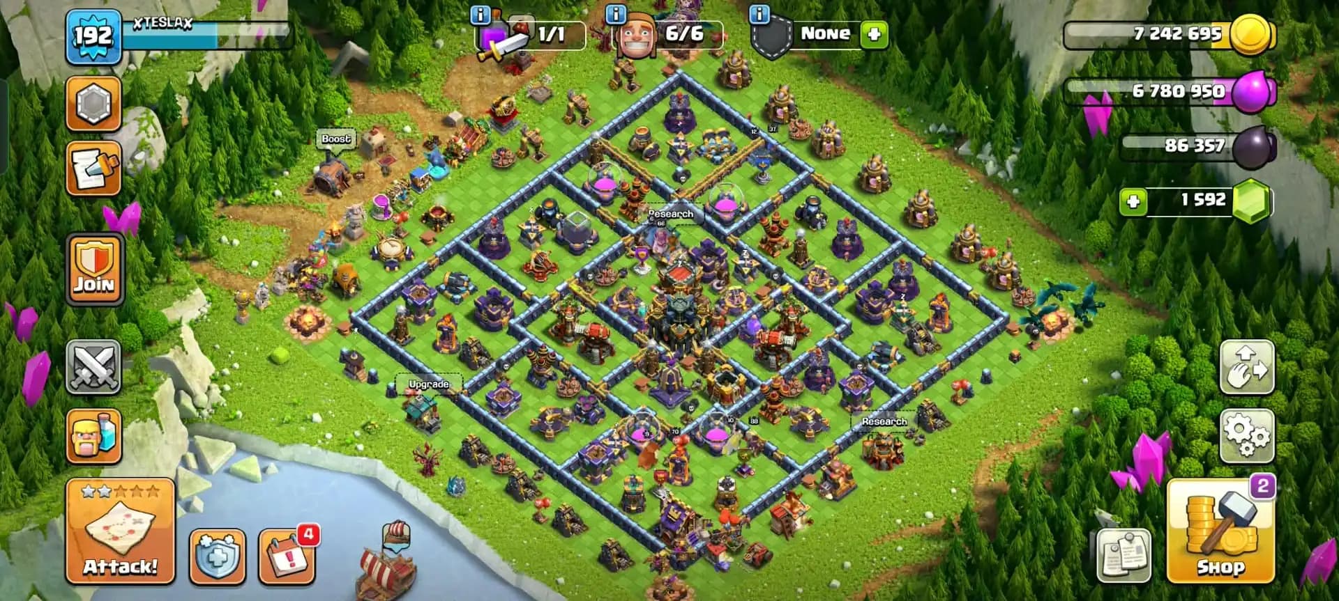 SUPER CHEAP✦TH 17 VERY GOOD ACC✦HERO|70|88|51|66|37✦HIGH EPIC LEVEL✦NC YES✦9 PET AND 7X SIEGE✦HIGH DFC AND PROFILE ✦EVERY SIDE VERY HIGH✦6B